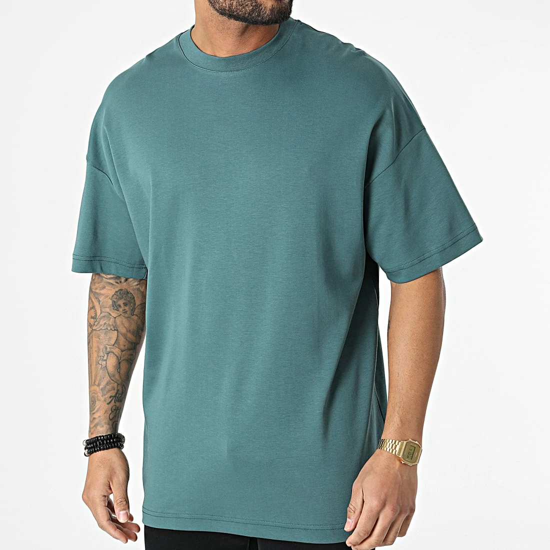 De gros 🎉 Tee 👚 Shirt Oversize LL638 Vert de Ikao 👏 3 De gros 🎉 Tee 👚 Shirt Oversize LL638 Vert de Ikao 👏