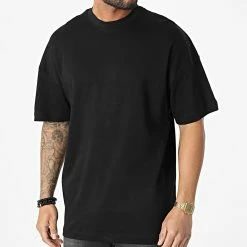Offres 🤩 Tee 👕 Shirt Oversize LL638 Noir de Ikao ⌛