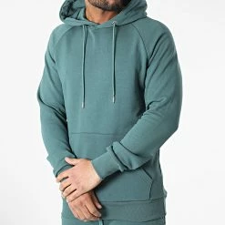 Tout neuf 🎁 Ensemble De Survetement LL638 Vert de Ikao ✔️ -Ikao Soldes Boutique ikao 302747 LL638 OIL GREEN 20220217T151034 03