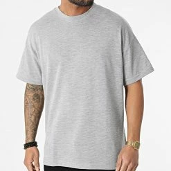 Promo 🛒 Tee 👕 Shirt LL617 Gris Chiné de Ikao 👏