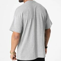 Promo 🛒 Tee 👕 Shirt LL617 Gris Chiné de Ikao 👏 -Ikao Soldes Boutique ikao 302801 LL617 GREY 20220210T141132 04