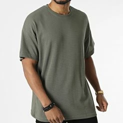 Promo 👏 Tee 👕 Shirt LL617 Vert Kaki de Ikao ❤️ -Ikao Soldes Boutique ikao 302824 LL617 KHAKI 20220214T151908 03