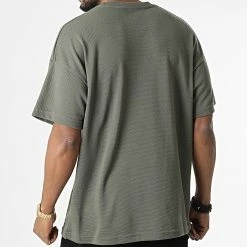 Promo 👏 Tee 👕 Shirt LL617 Vert Kaki de Ikao ❤️ -Ikao Soldes Boutique ikao 302824 LL617 KHAKI 20220214T151909 04