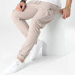 Tout neuf ✔️ Pantalon Cargo LL612 Beige de Ikao 😀 -Ikao Soldes Boutique ikao 302831 LL612 BEIGE 20220223T142757 03