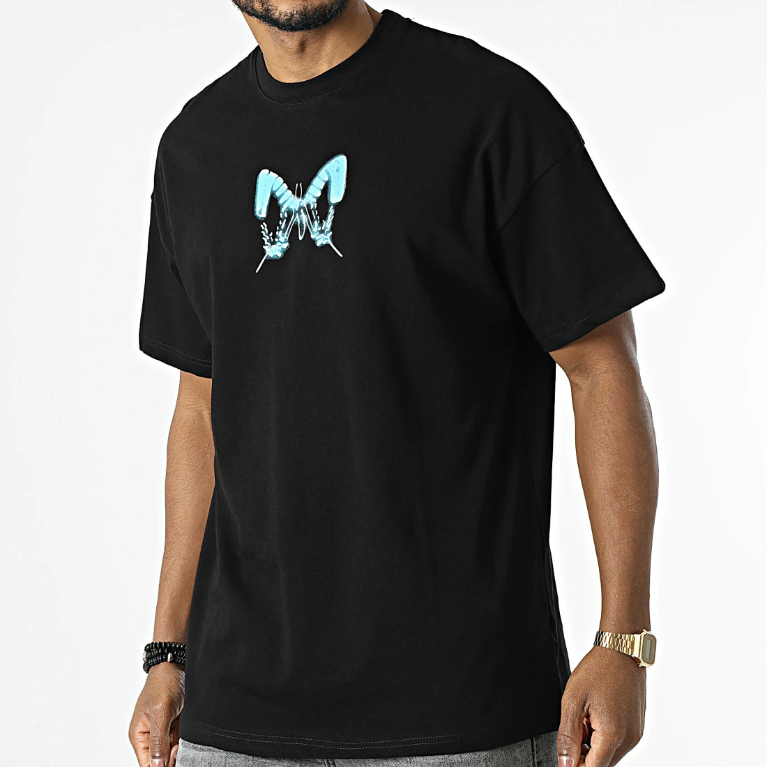 Meilleure vente 🎁 Tee 👚 Shirt LL630 Noir de Ikao 🔥 6 Meilleure vente 🎁 Tee 👚 Shirt LL630 Noir de Ikao 🔥 – Image 4