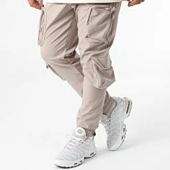 Le moins cher 😀 Ensemble Tee 👕 Shirt Poche Et Pantalon Jogging LL600 Beige de Ikao ✨ -Ikao Soldes Boutique ikao 304917 LL600 BEIGE 20220223T142412 04