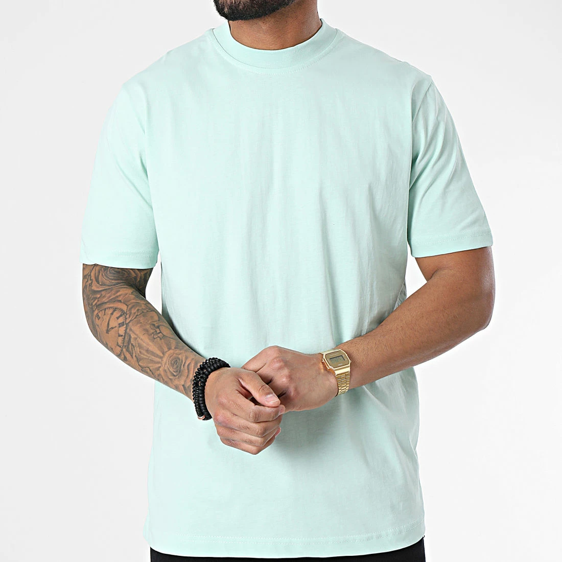 Meilleur prix ✨ Tee 👚 Shirt LL646 Vert Clair de Ikao 🌟 5 Meilleur prix ✨ Tee 👚 Shirt LL646 Vert Clair de Ikao 🌟 – Image 3