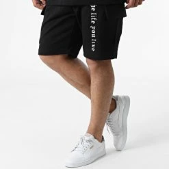 Top 10 🔔 Ensemble Tee 👚 Shirt Et Short Jogging LL613 Noir de Ikao ✔️ -Ikao Soldes Boutique ikao 304952 LL613 BLACK 20220222T153039 05