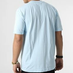 Meilleure vente 🔔 Tee 👚 Shirt LL646 Bleu Clair de Ikao ⌛ -Ikao Soldes Boutique ikao 304960 LL646 BLUE 20220222T151845 04