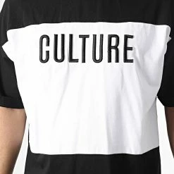 Nouveau 👏 Tee 👚 Shirt LL645 Noir Blanc de Ikao 🛒 -Ikao Soldes Boutique ikao 306758 LL645 BLACK 20220311T145406 02