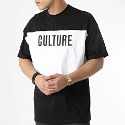 Nouveau 👏 Tee 👚 Shirt LL645 Noir Blanc de Ikao 🛒 -Ikao Soldes Boutique ikao 306758 LL645 BLACK 20220311T145407 03