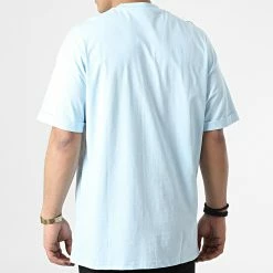 Remise 💯 Tee 👕 Shirt LL645 Bleu Clair Blanc de Ikao 🔥 -Ikao Soldes Boutique ikao 306760 LL645 BLUE 20220307T160857 04