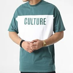 Coupon ✨ Tee 👕 Shirt LL645 Vert Blanc de Ikao 🔥 -Ikao Soldes Boutique ikao 306761 LL645 OIL GREEN 20220307T160756 03