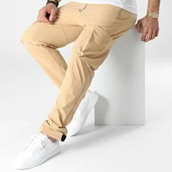Tout neuf 🎉 Pantalon Cargo LL624 Beige de Ikao 😍 -Ikao Soldes Boutique ikao 306768 LL624 K BEIGE 20220301T122323 03
