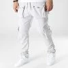 Offres 🔥 Pantalon Cargo LL620 Gris Clair de Ikao ✔️ -Ikao Soldes Boutique ikao 306801 LL620 GREY 20220228T154825 01