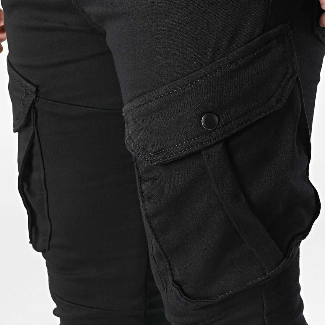 Meilleur prix 😀 Pantalon Cargo ZR Noir de Ikao 👏 4 Meilleur prix 😀 Pantalon Cargo ZR Noir de Ikao 👏 – Image 2
