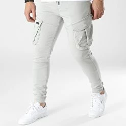 Top 10 ⭐ Pantalon Cargo ZR Gris Clair de Ikao 🧨
