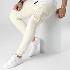 Promo 🎉 Pantalon Cargo ZR-Cargo Beige de Ikao 🎁 -Ikao Soldes Boutique ikao 306826 ZR CARGO ACIK BEIGE 20220228T155021 03