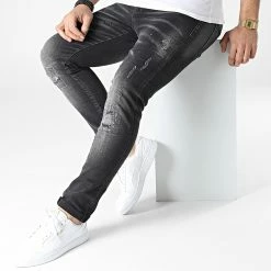 Meilleur prix 😉 Jean Slim L6014 Noir de Ikao 🥰 8 Meilleur prix 😉 Jean Slim L6014 Noir de Ikao 🥰 -Ikao Soldes Boutique ikao 306833 L 6014 20220301T122707 03