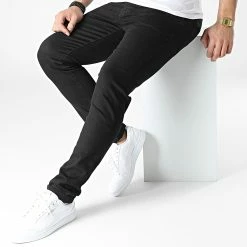 Promo 🔔 Jean Slim L6010 Noir de Ikao 💯 -Ikao Soldes Boutique ikao 306834 L 6010 20220301T122654 03