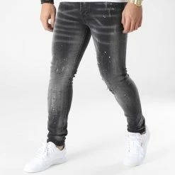Budget 🔥 Jean Skinny L6011 Noir de Ikao ⭐