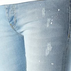 Le moins cher 😀 Jean Skinny L6004 Bleu Wash de Ikao ⭐ -Ikao Soldes Boutique ikao 306839 L 6004 20220301T122406 02