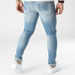 Le moins cher 😀 Jean Skinny L6004 Bleu Wash de Ikao ⭐ -Ikao Soldes Boutique ikao 306839 L 6004 20220301T122409 04