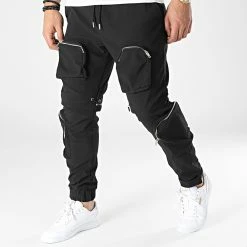 Bon marché 🥰 Pantalon Cargo LL548 Noir de Ikao 🛒