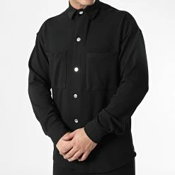 Nouveau 🥰 Ensemble Surchemise Et Pantalon Jogging LL610 Noir de Ikao 💯 -Ikao Soldes Boutique ikao 306852 LL610 BLACK 20220307T161123 03