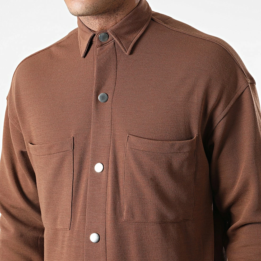 Le moins cher 👏 Ensemble Surchemise Et Pantalon Jogging LL610 Marron de Ikao 🎁 5 Le moins cher 👏 Ensemble Surchemise Et Pantalon Jogging LL610 Marron de Ikao 🎁 – Image 3