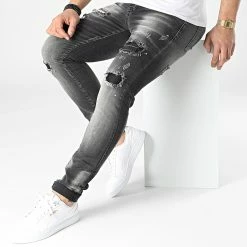 Budget ⭐ Jean Skinny L6009 Noir de Ikao 🔥 -Ikao Soldes Boutique ikao 306872 L 6009 20220304T144644 03