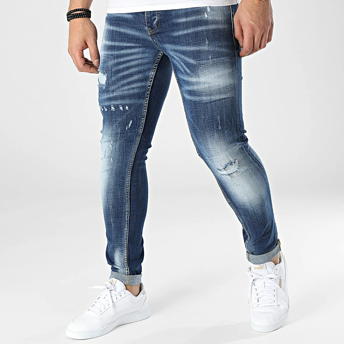 Le moins cher 🔔 Jean Skinny L6007 Bleu Denim de Ikao 🎉 3 Le moins cher 🔔 Jean Skinny L6007 Bleu Denim de Ikao 🎉