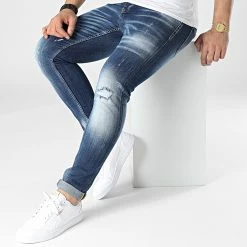 Le moins cher 🔔 Jean Skinny L6007 Bleu Denim de Ikao 🎉 7 Le moins cher 🔔 Jean Skinny L6007 Bleu Denim de Ikao 🎉 -Ikao Soldes Boutique ikao 306874 L 6007 20220304T160924 02
