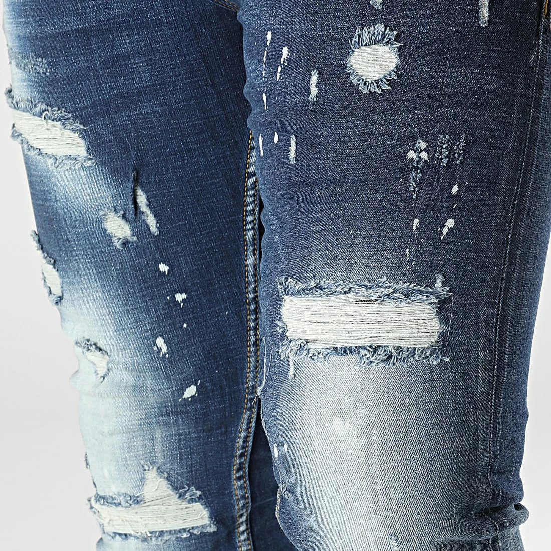 Remise 😉 Jean Skinny L6006 Bleu Brut de Ikao 👍 4 Remise 😉 Jean Skinny L6006 Bleu Brut de Ikao 👍 – Image 2