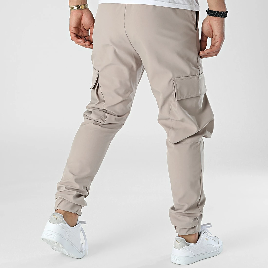 Meilleure vente ⌛ Jogger Pant LL147 Beige de Ikao ⌛ 6 Meilleure vente ⌛ Jogger Pant LL147 Beige de Ikao ⌛ – Image 4