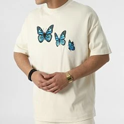 Remise 🌟 Ensemble Tee 👕 Shirt Et Short Jogging LL652 Beige de Ikao 🔔 -Ikao Soldes Boutique ikao 308714 LL652 BEIGE 20220315T154619 03