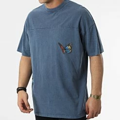 Grosses soldes ⭐ Tee 👚 Shirt LL647 Bleu de Ikao 🔥