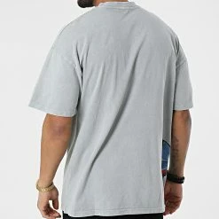 Meilleure affaire ✔️ Tee 👕 Shirt LL647 Gris de Ikao 🛒 -Ikao Soldes Boutique ikao 309130 LL647 GREY 20220317T153432 04