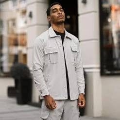 Nouveau 🌟 Ensemble Veste Et Pantalon Jogging LL254 Gris de Ikao ⌛ -Ikao Soldes Boutique ikao 309169 LL254 GREY 20220513T081728 05