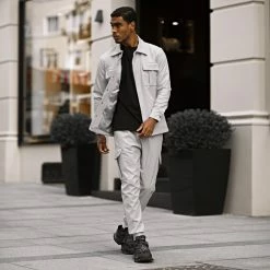 Nouveau 🌟 Ensemble Veste Et Pantalon Jogging LL254 Gris de Ikao ⌛ -Ikao Soldes Boutique ikao 309169 LL254 GREY 20220513T081729 06