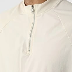 Meilleure affaire ✨ Ensemble Sweat A Col Zippé Et Pantalon Jogging LL497 Beige de Ikao ❤️ -Ikao Soldes Boutique ikao 309174 LL497 BEIGE 20220318T161941 02