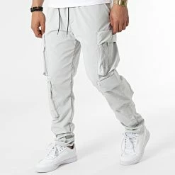 Meilleure vente ⭐ Pantalon Cargo LL650 Gris Clair de Ikao 😉