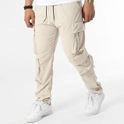 Meilleur prix 🧨 Pantalon Cargo LL650 Beige de Ikao 🎁
