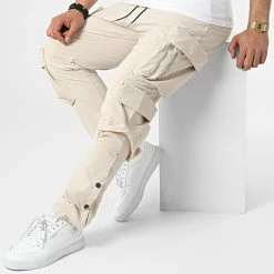 Meilleur prix 🧨 Pantalon Cargo LL650 Beige de Ikao 🎁 8 Meilleur prix 🧨 Pantalon Cargo LL650 Beige de Ikao 🎁 -Ikao Soldes Boutique ikao 313789 LL650 BEIGE 20220414T161602 03