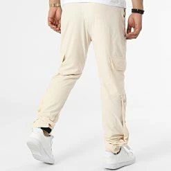 Grosses soldes 🔔 Pantalon Cargo LL621 Beige de Ikao 🧨 -Ikao Soldes Boutique ikao 313794 LL621 BEIGE 20220414T161620 04