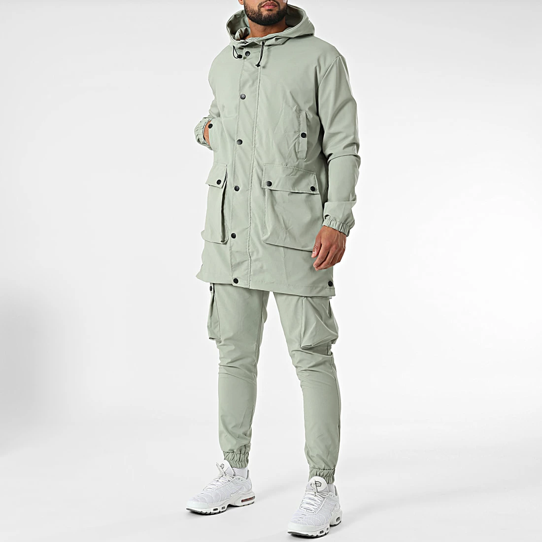 Le moins cher ⌛ Ensemble Veste Zippée Capuche Et Pantalon Jogging LL559 Vert Kaki Clair de Ikao 🔥 3 Le moins cher ⌛ Ensemble Veste Zippée Capuche Et Pantalon Jogging LL559 Vert Kaki Clair de Ikao 🔥
