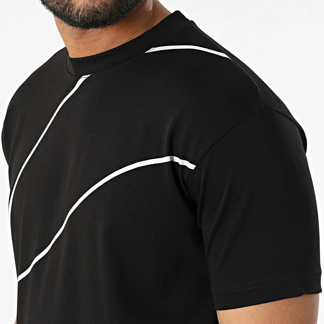 Sortie 🥰 Tee 👚 Shirt LL660 Noir de Ikao ✔️ 4 Sortie 🥰 Tee 👚 Shirt LL660 Noir de Ikao ✔️ – Image 2