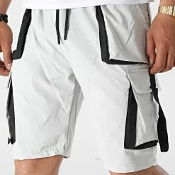 Grosses soldes 😉 Short Jogging LL470 Gris de Ikao ⌛