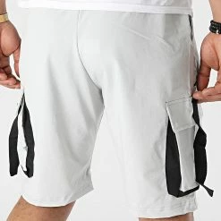 Grosses soldes 😉 Short Jogging LL470 Gris de Ikao ⌛ -Ikao Soldes Boutique ikao 317234 LL470 GREY 20220502T161351 04