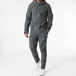 Meilleure affaire 🧨 Ensemble Veste Zippée Capuche Et Pantalon Jogging LL602 Gris Anthracite de Ikao 👏 11 Meilleure affaire 🧨 Ensemble Veste Zippée Capuche Et Pantalon Jogging LL602 Gris Anthracite de Ikao 👏 -Ikao Soldes Boutique ikao 317236 LL602 ANTHRACITE 20220506T154547 05